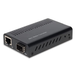 AddOn Networks 1x 100M/1G/2.5G/5G/10GBase-T RJ45 and 1x SFP+ 10GBase-X 10Gigabit Ethernet, Full Duplex, Auto-Negotiation, Auto-MDI/MDIX Mini Media Converter
