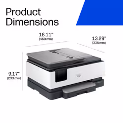HP OfficeJet Pro Wireless Color Printer, Instant Ink; Two-sided printing - Additional view 3