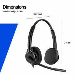 HP Poly Mission 425 Stereo USB Wired Headset - Additional view 6