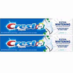 Crest Complete Extra Whitening Toothpaste with Tartar Protection Mint 5.4 Ounce (Pack of 2)