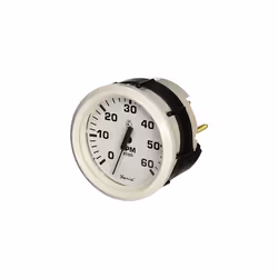 Faria - 3003.3484 33103 Dress Tachometer (6000 RPM) Gas - 4""  White