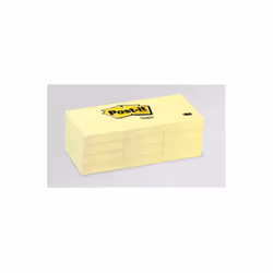 3M COMPANY MMM6539YW NOTES HIGHLAND YELLOW 1.5 INCH X 2 INCH