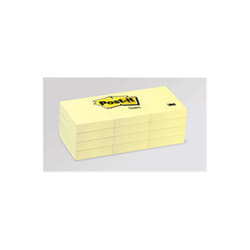 3M COMPANY MMM6539YW NOTES HIGHLAND YELLOW 1.5 INCH X 2 INCH