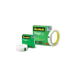 3M Commercial Office Supply Div. MMM810341296 Magic Tape- 1in. Core- .75in.x1296in.- 1-PK- Transparent
