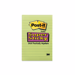 3M 6603SSUC Super Sticky Ultra Notes  4 x 6  Five Colors  Three 90-Sheet Pads Pack