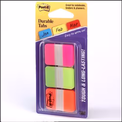 3M 686-PGO tab index Blank tab index Green, Orange, Pink - Additional view 4