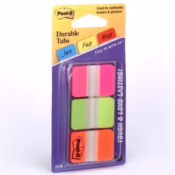 3M 686-PGO tab index Blank tab index Green, Orange, Pink - Additional view 5