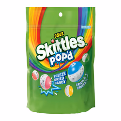 Skittles Pop'd Freeze Dried Sours Bag 155g