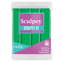 Sculpey III Polymer Oven-Bake Clay  Emerald Green  Non Toxic  2 oz. ba