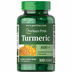 PURITAN'S PRIDE Turmeric 800mg 100 Capsules