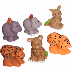 Fisher-Price Little People Noah's Animals Kangaroos, Hippos,