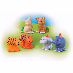 Fisher-Price Little People Noah's Animals Kangaroos, Hippos,