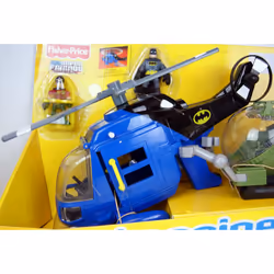 Imaginext Batman Helicopter Gift Set, Includes Batman and Robin figure