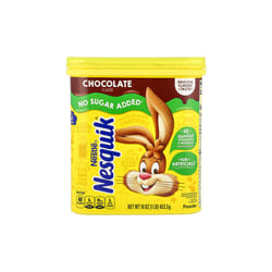 Nesquik, Nestle, Chocolate Flavor, No Sugar Added, 16 oz (453 g)