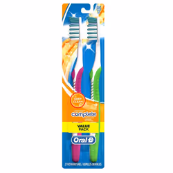 Oral-B Complete Deep Clean Toothbrushes  Soft  2 Count