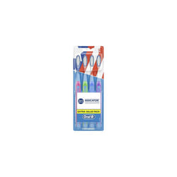 Oral-b Indicator Contour Clean Toothbrushes, Extra Value Pack, Medium, 4 CountÂ (Color May Vary)