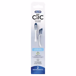 Oral-B Clic Toothbrush Ultimate Clean Replacement Brush Heads White 2 Count