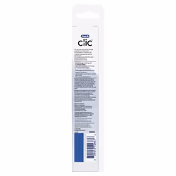 Oral-B Clic Toothbrush Ultimate Clean Replacement Brush Heads  White  2 Count