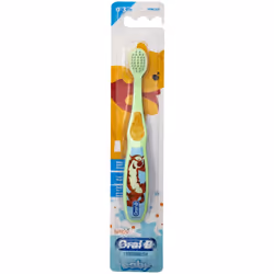 Oral-B Baby Manual Toothbrush  Pooh Characters  0-3 Years Old  Extra Soft (Characters Vary) - Pack of 2