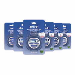 Oral-B Expandable Dental Floss  Mint  Expands for A Deep Clean  6 Pack (50M)