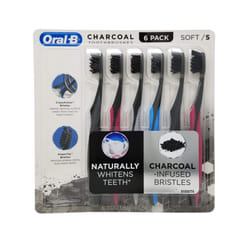 Oral-B Charcoal Toothbrush  Soft (Pack of 6)