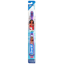 Oral-B Princess Toothbrush for Little Girls  Children 3+  Extra Soft  Moana Characters - 1 Count