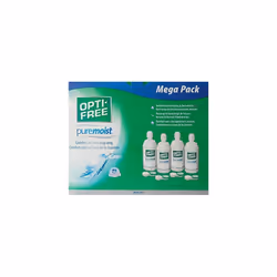 OPTI-FREE PureMoist Contact Lens Solution, 300ml, Economy Pack - Pack of 2