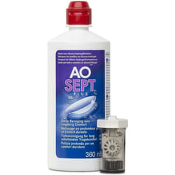Aosept Plus with HydraGlyde Deep Cleansing Contact Lens Solution 360