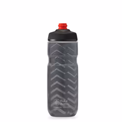 Polar Bottle Breakaway Insulated Water Bottle - BPA Free Cycling & Sports Squeeze Bottle Bolt - Charcoal & Silver 20 oz