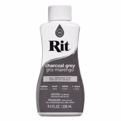 Rit All-Purpose Liquid Dye Charcoal Grey 8 oz