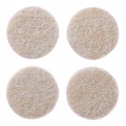 SP802-NA Brand Felt Pads by 3M, for Protecting Wood Floors, Diameter, Beige, 32/Pack Furniture, 1" Round