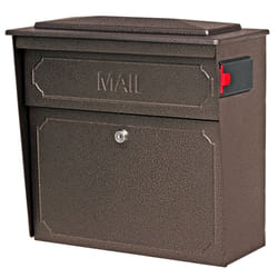 Mail Boss 7174 Townhouse  Bronze Wall Mount Decorative Locking Security Mailbox For Home Medium