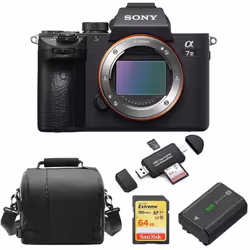 SONY A7 III Body+64GB SD card+Bag+NP-FZ100 Battery+Memory Card Reader