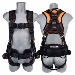 Frontline 110CTB Combat Lite Full Body Harness all Aluminum Hardware Trauma Straps OSHA and ANSI Compliant Size ML