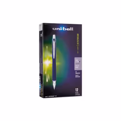Uni-Ball UBC62152 0.7 mm Fine Black Ink, Blue Barrel Jetstream RT Retractable Roller Ball Pen