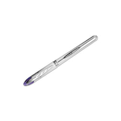 Uni-Ball UBC69025 0.8 mm Bold Purple Ink, White & Purple Barrel VISION ELITE Stick Roller Ball Pen Bold