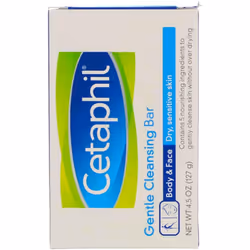 Cetaphil Gentle Cleansing Bar for Dry/Sensitive Skin 4.50 oz