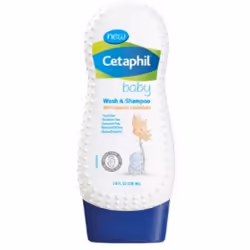 Cetaphil Baby Wash and Shampoo with Organic Calendula  7.8 Ounce per Bottle (2 Bottles)