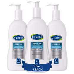 Cetaphil RESTORADERM Itch Control Moisturizing Lotion 10 fl oz (Pack of 3) Soothes Dry Irritated Eczema Prone Skin No Ad ...