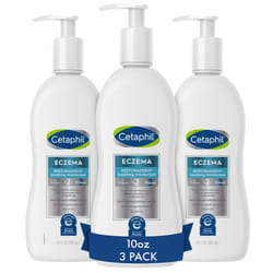 Cetaphil RESTORADERM Itch Control Moisturizing Lotion  10 fl oz (Pack of 3)  Soothes Dry  Irritated  Eczema Prone Skin  No Added Fragrance  (Packaging