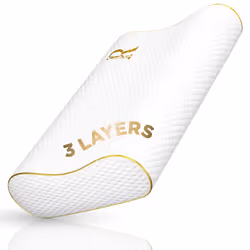 Royal Therapy Memory Foam Pillow Cervical Pillow King Contour Pillow Side Sleeper Pillow Orthopedic Pillow Neck Support ...