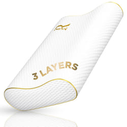 Royal Therapy Memory Foam Pillow  Cervical Pillow  King Contour Pillow  Side Sleeper Pillow  Orthopedic Pillow  Neck Support Pillow  Pillow