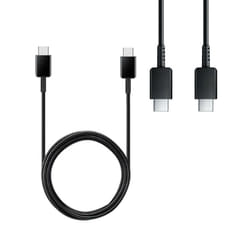 Samsung EU 2 Pin 2 Amp 25 Watt Super Fast Mains Charger USB-C Data Cable Black - Cable Only