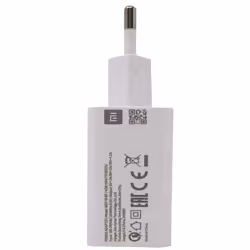 Official Xiaomi Original 2 Pin EU Mains Wall Plug Charger Only Fast 18W No Cable