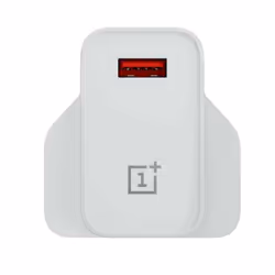 Original OnePlus Warp Charge 30W Power Adapter With Red Dash Data Cable UK