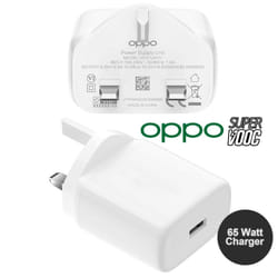 Original Oppo SuperVooc 65W Adapter UK Charger VCA7GAYH Plug Head Only
