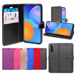 For Huawei P-Smart 2021 Wallet Flip PU Leather Pouch Case Cover