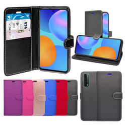 For Huawei P-Smart 2021 Wallet Flip PU Leather Pouch Case Cover