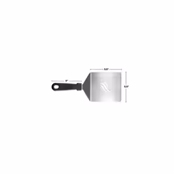 Blackstone 5047 Burger Spatula Heavy Duty Plastic Handle Large Stainless Steel Food Grade Flat Top Griddle Accessories-Hamburger Pancake Flipper- Gril