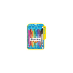Paper Mate InkJoy 100RT Retractable Ballpoint Pens  Medium Point  Assorted  20 Pack 1951396 - Pack of 2